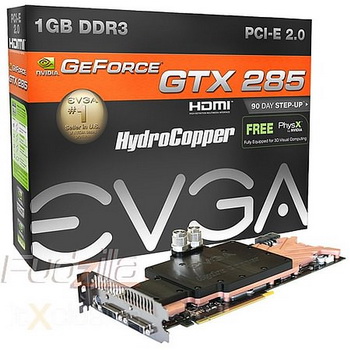 GTX 285 hydro copper